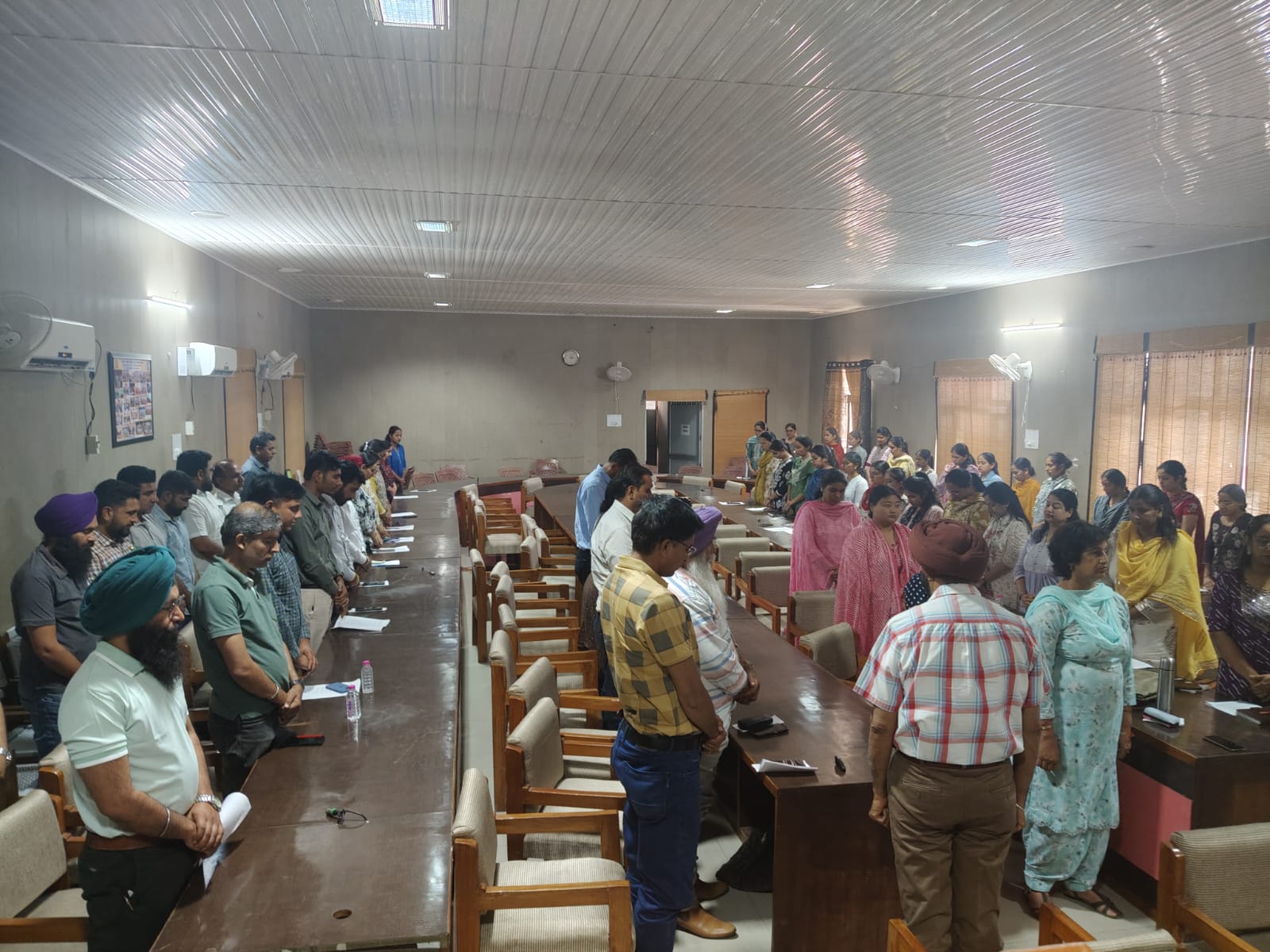 Khalsa College Mahilpur pays tribute to the martyrs of Pahalgam attack